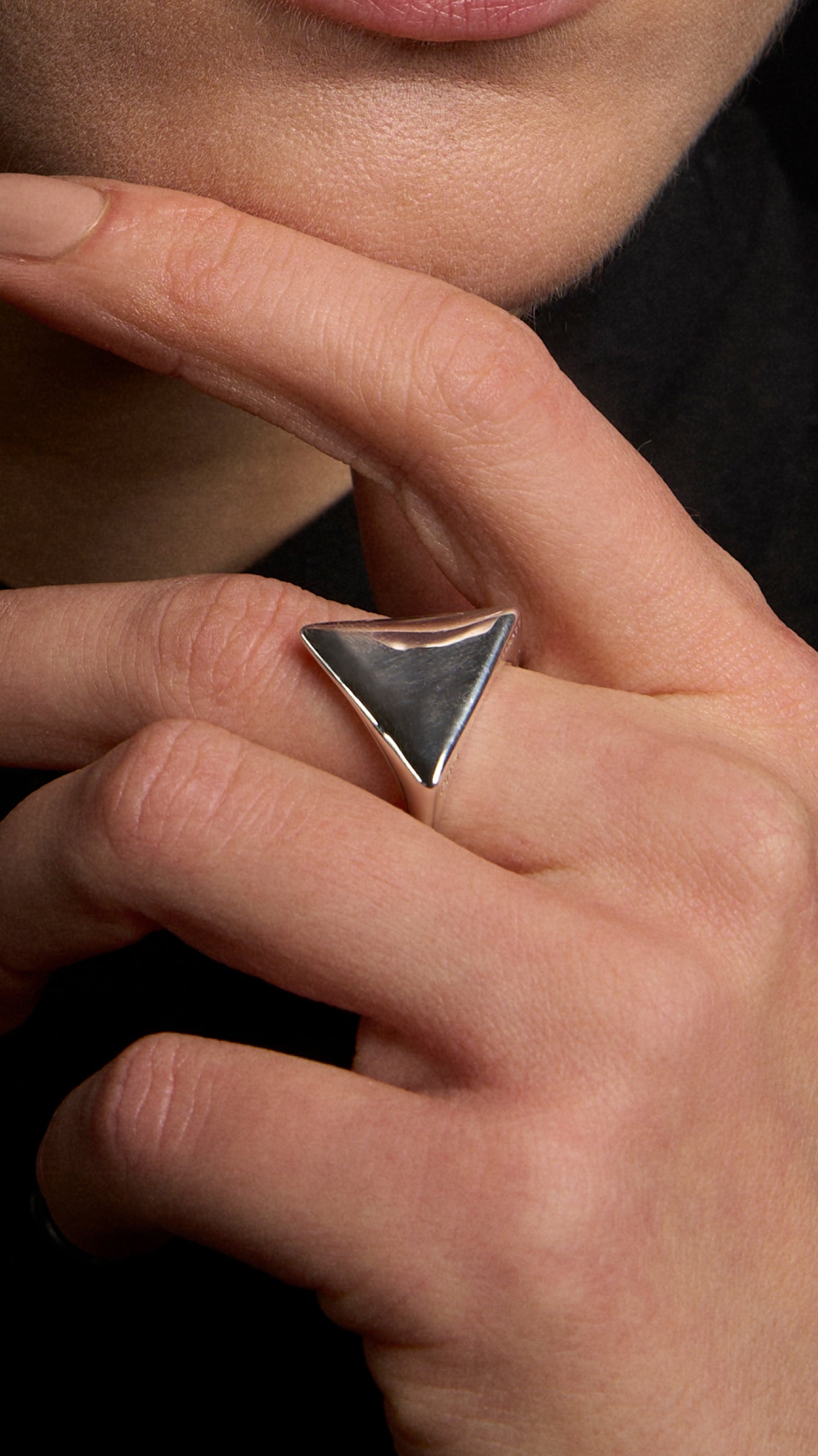 Triangolo - Anello in argento 925