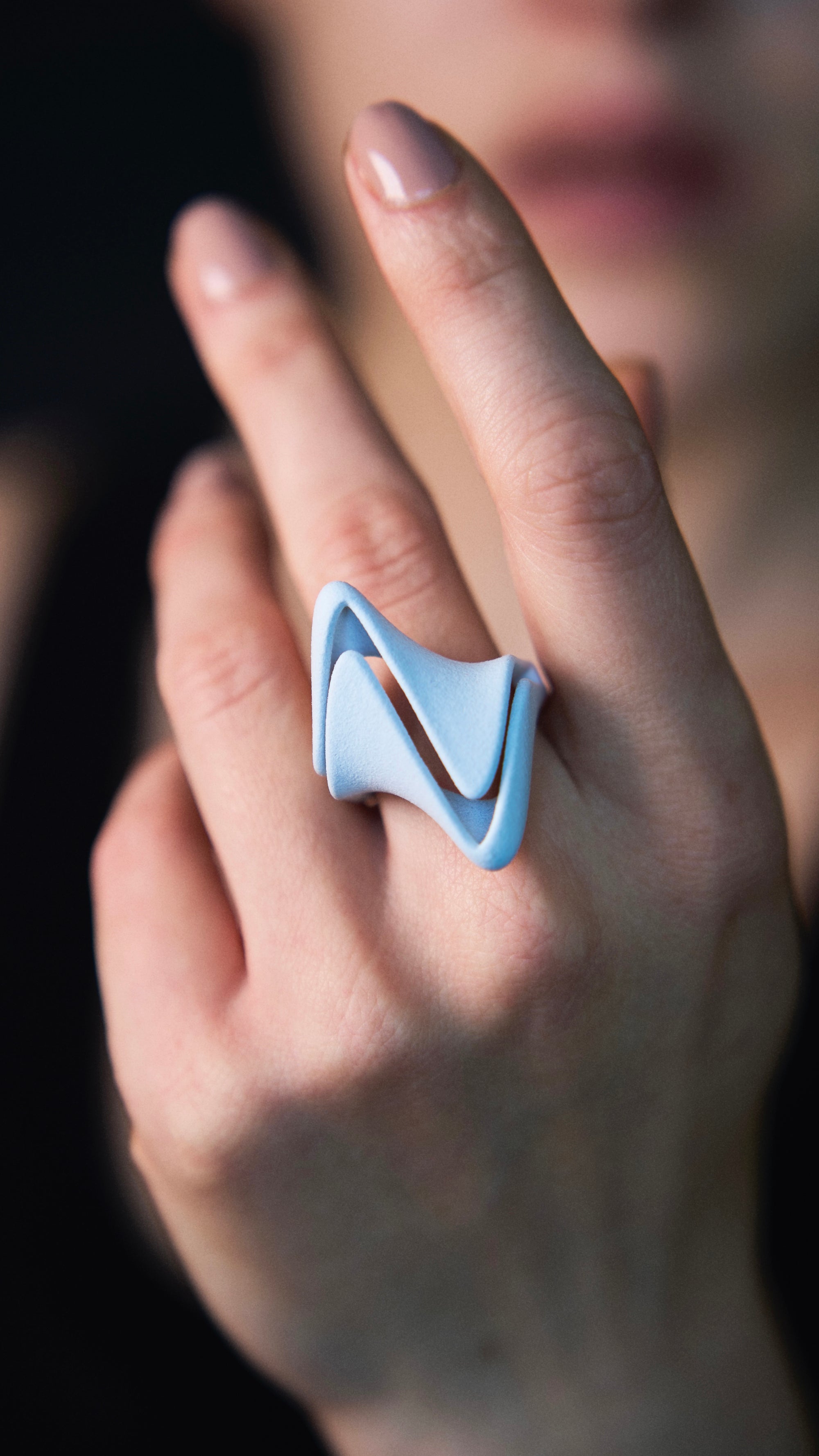 FUTURE 3D - anello in Nylon stampa diretta 3D