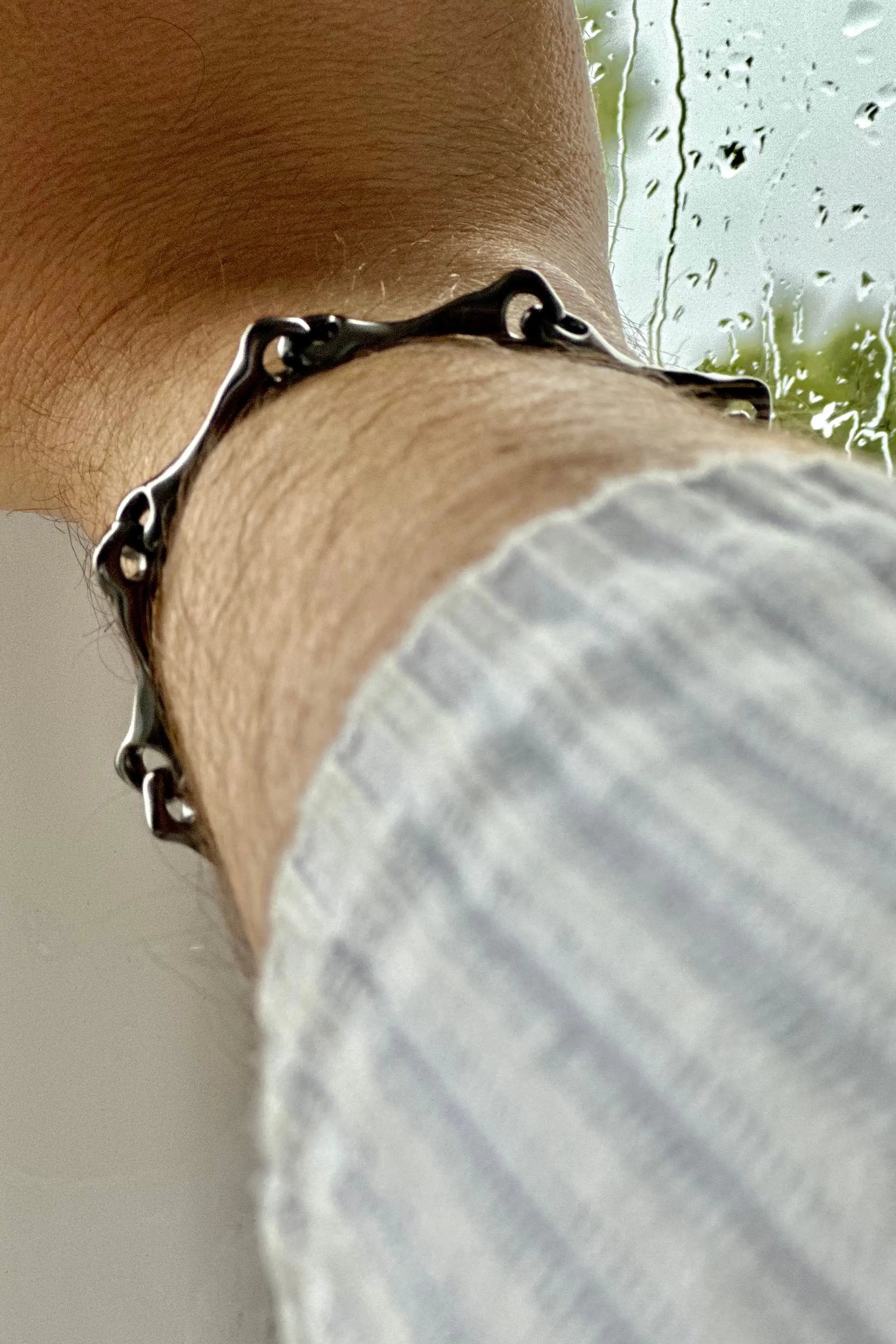 Bones, bracciale in argento 925