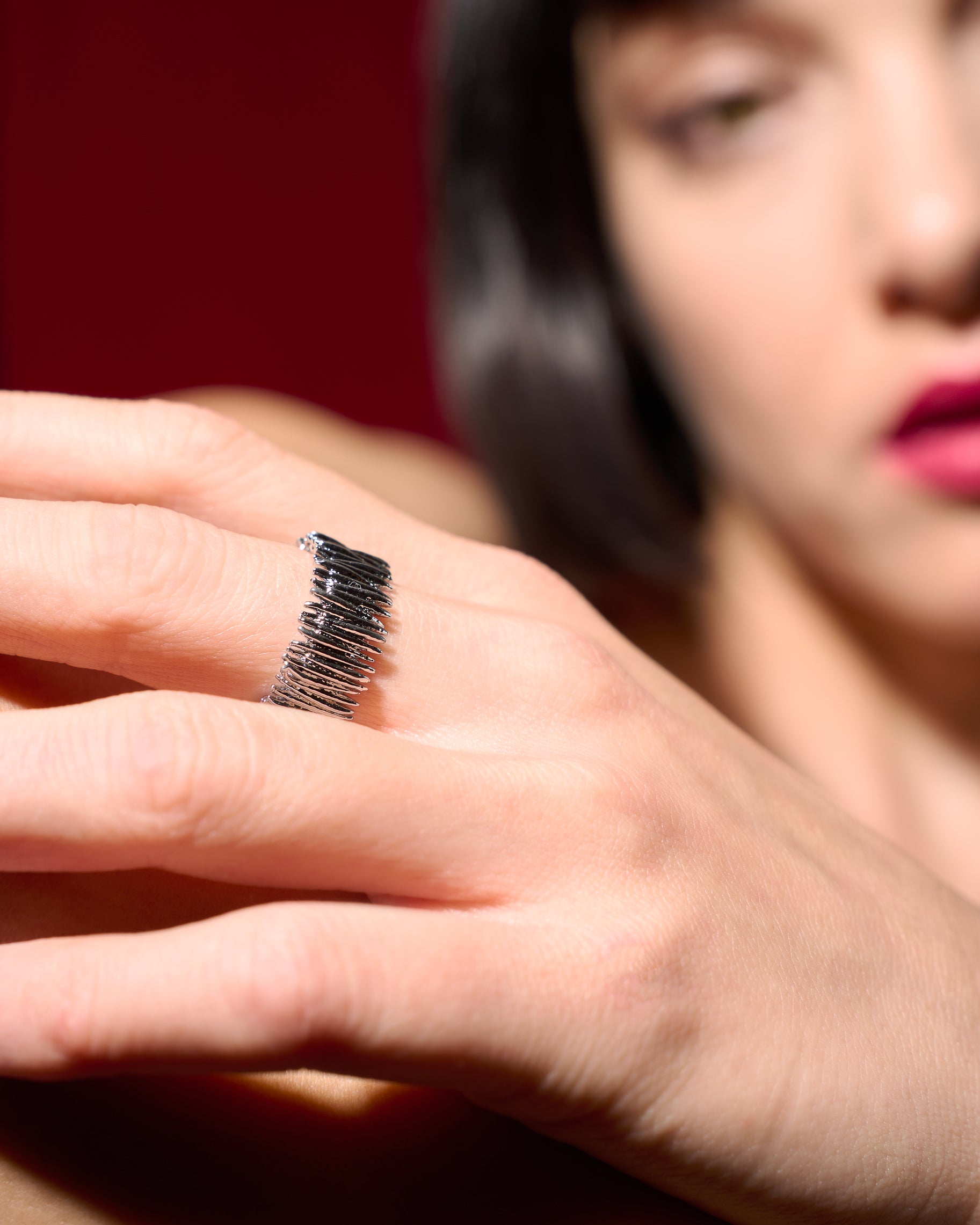 Contrappassi - Anello in acciaio stampa diretta 3D