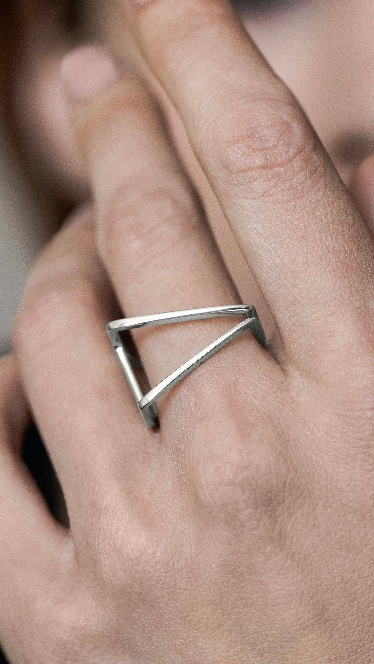 Convergenze Parallele - Anello in argento 925