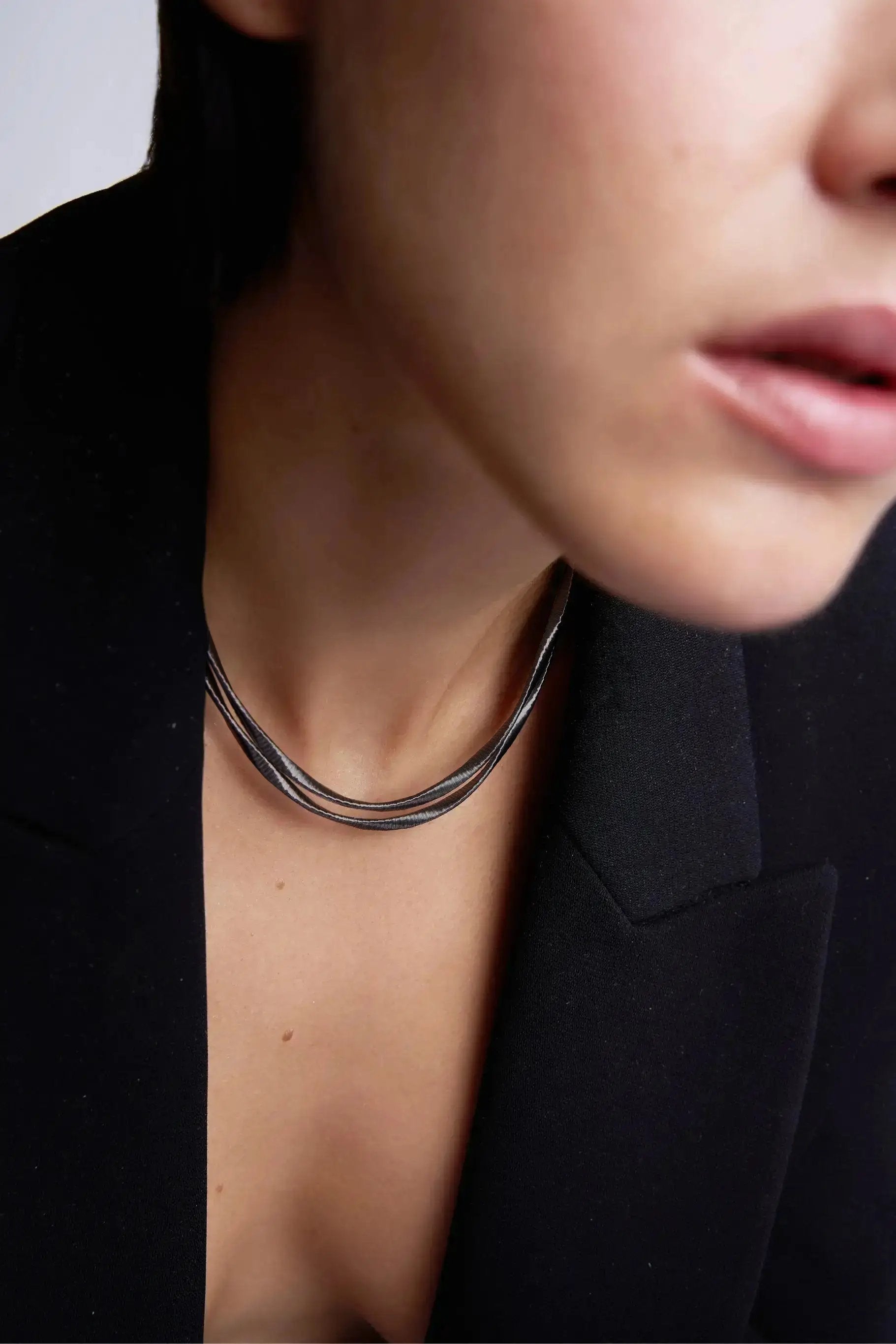 String Long - long 925 silver necklace