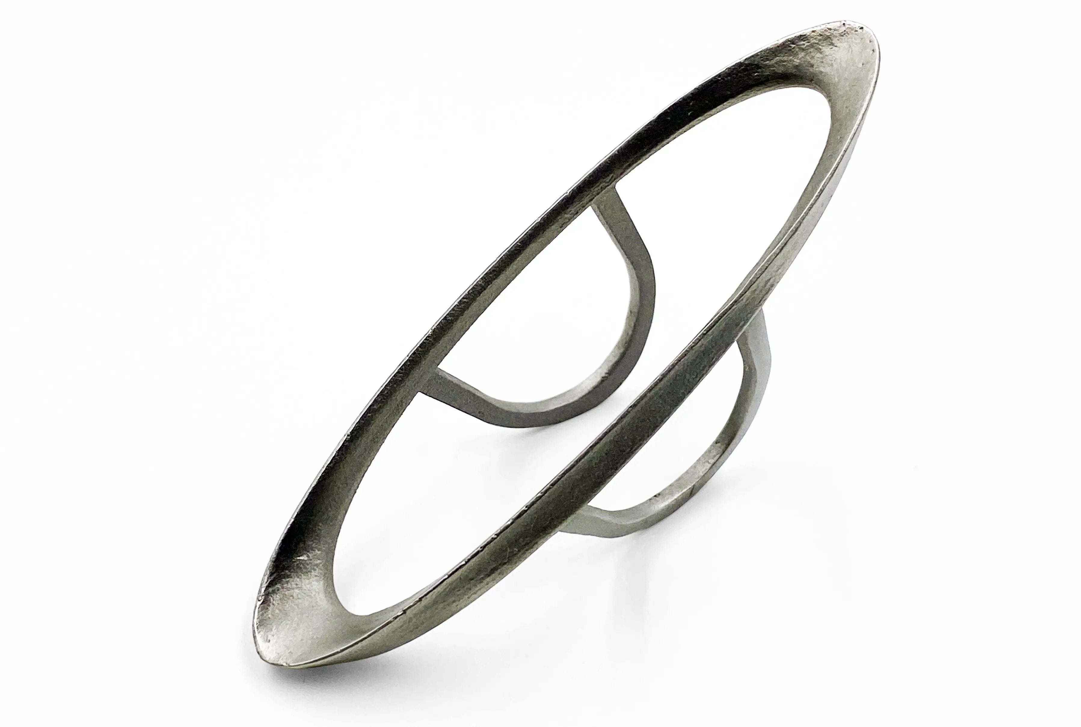 Orbita, anello in acciaio inox 316L, stampato diretto 3D