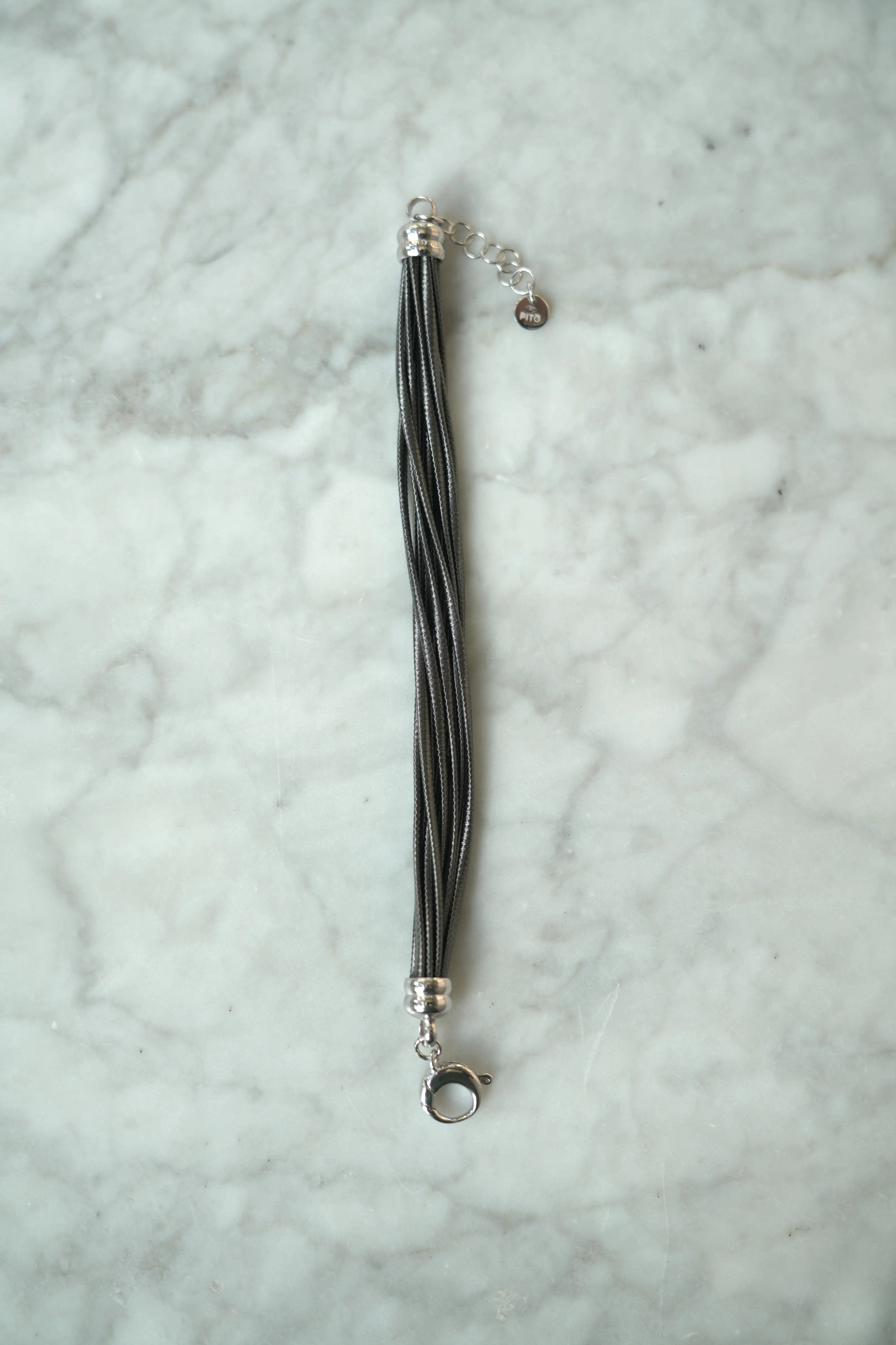 String - 925 silver bracelet, 10 strands