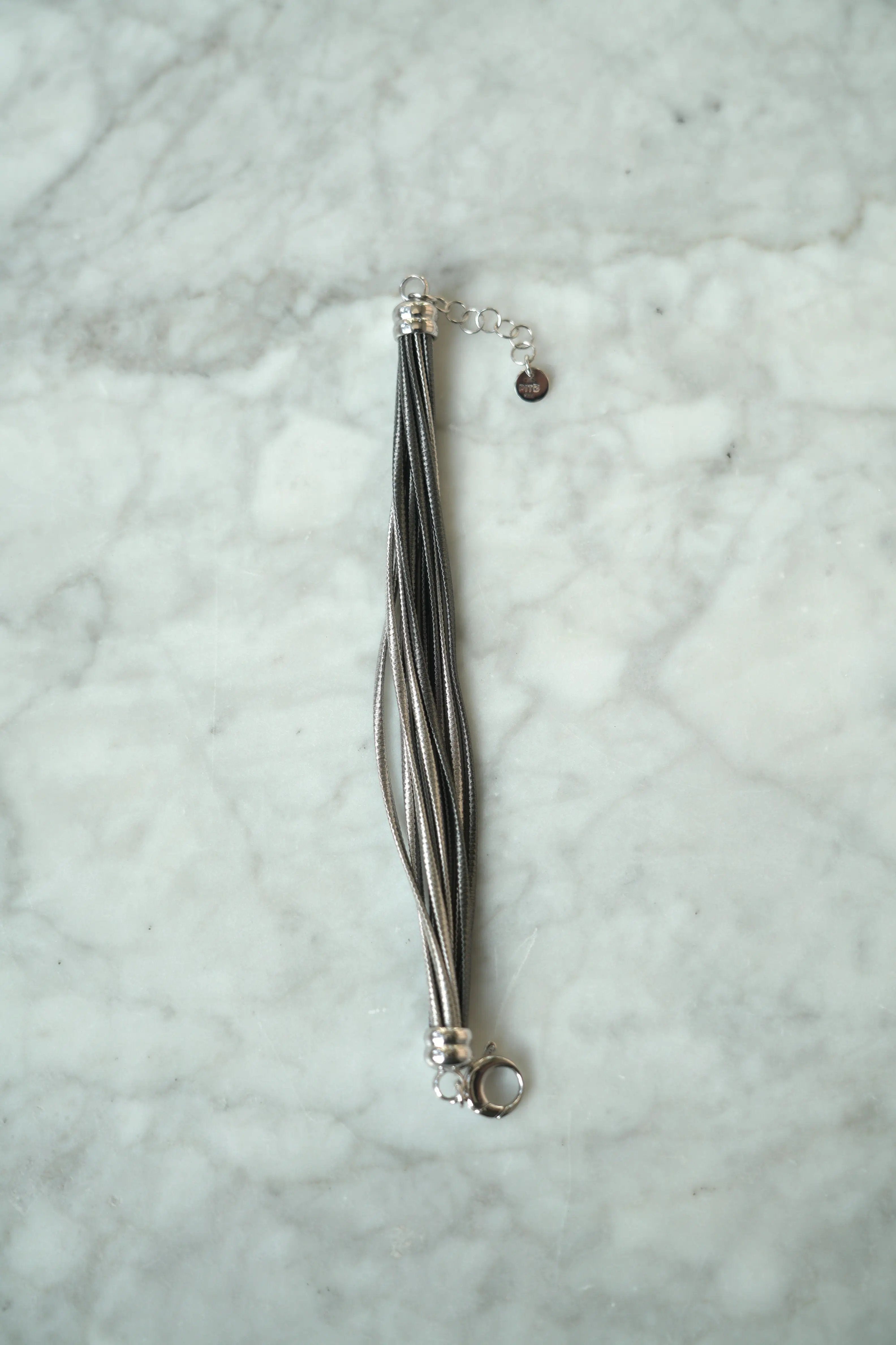 String - 925 silver bracelet, 10 strands