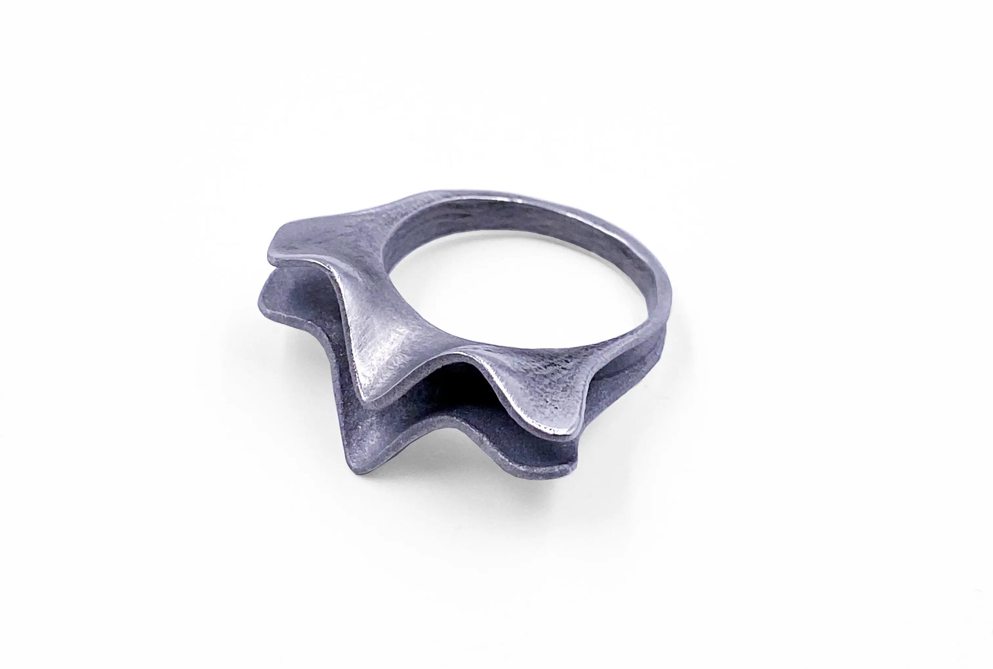 Volo, anello in acciaio inox 316L, stampato diretto 3D