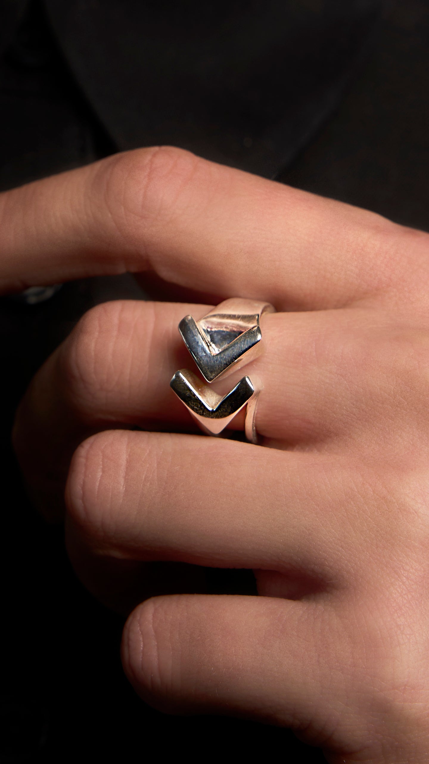 Rewind - 925 silver ring