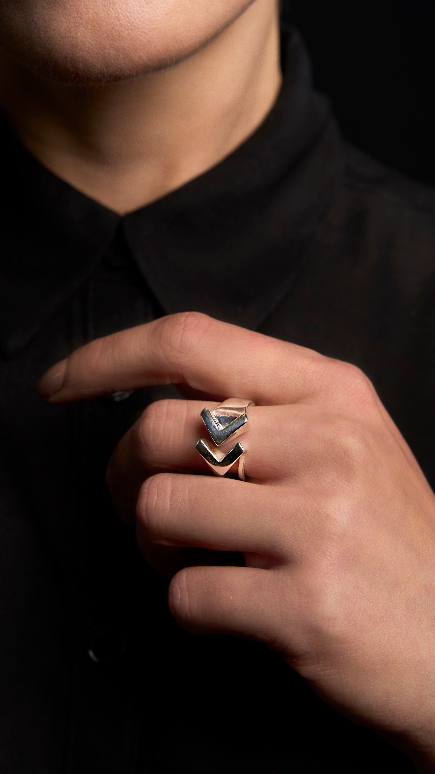 Rewind - 925 silver ring