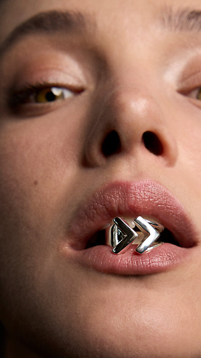 Rewind - 925 silver ring