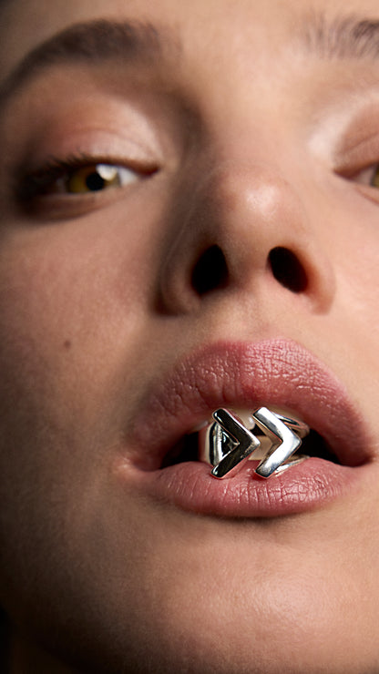 Rewind - 925 silver ring