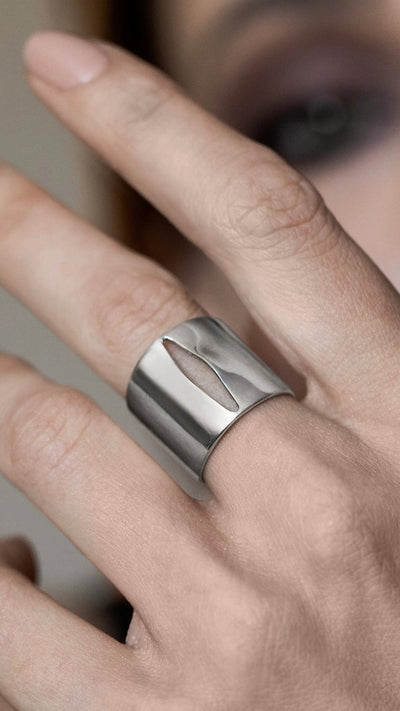 Breccia - Anello in argento 925