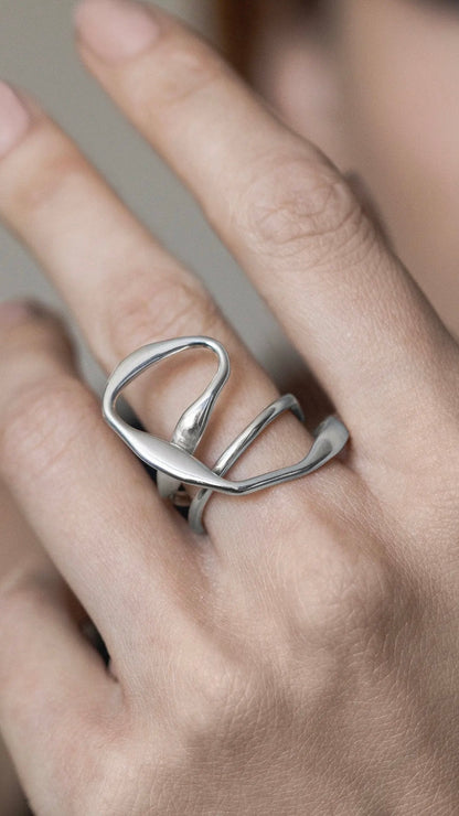 Shapeless 925 - 925 silver ring