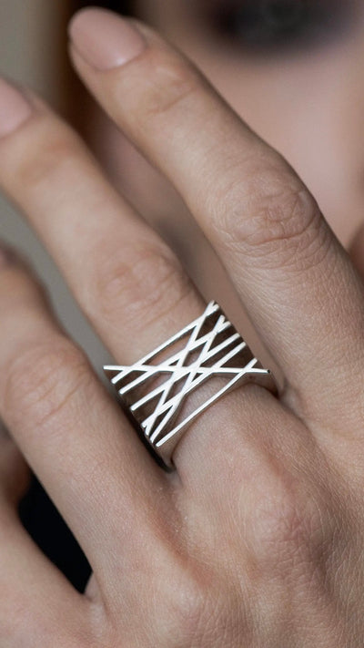 Shanghai - 925 silver ring