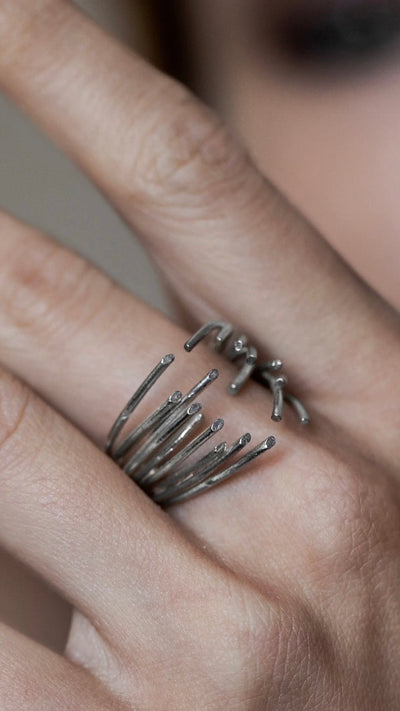 Sinapsi - 925 silver ring