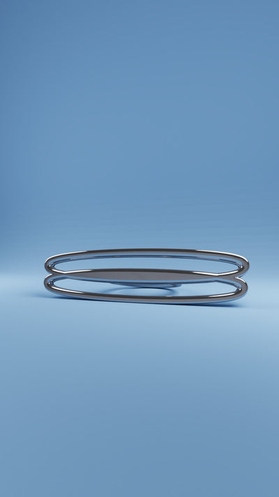 Cufflinks - 925 silver ring