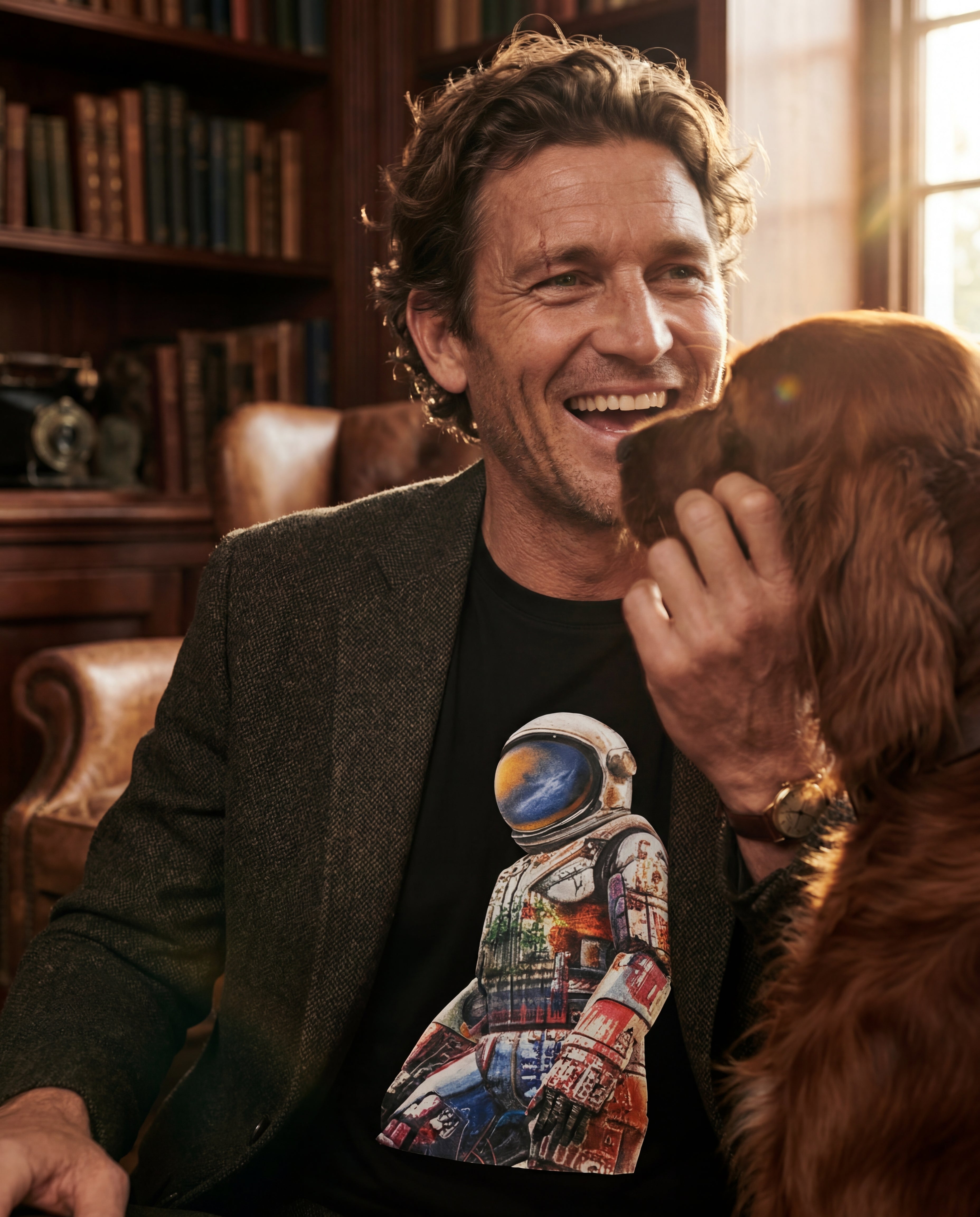 Spaceman | T-shirt in cotone premium uomo