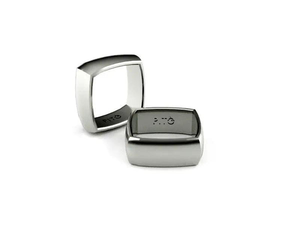 Frame, anello in argento 925, su misura, 100% Made in Italy