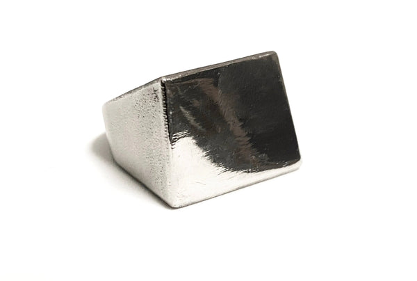 Monolito, anello in acciaio inox 316L, stampato diretto 3D