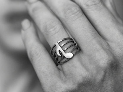 Notes - direct 3D printed stainless steel ring