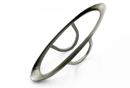 Orbita, anello in acciaio inox 316L, stampato diretto 3D