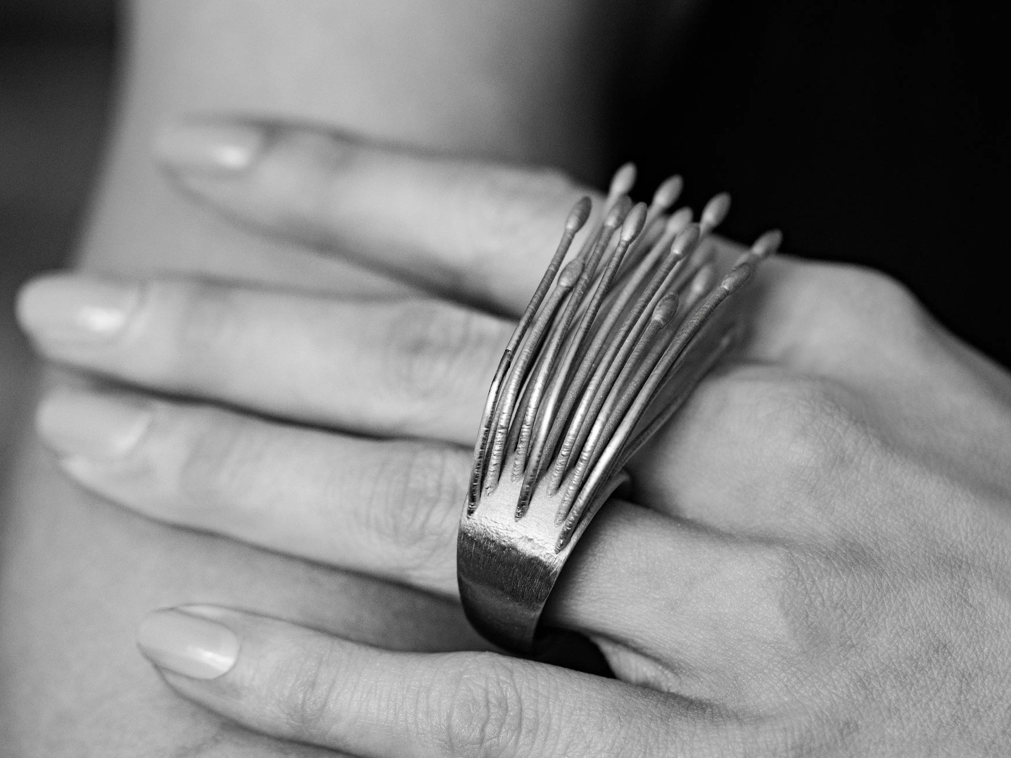 Pistilli - anello in alluminio da stampa diretta 3D