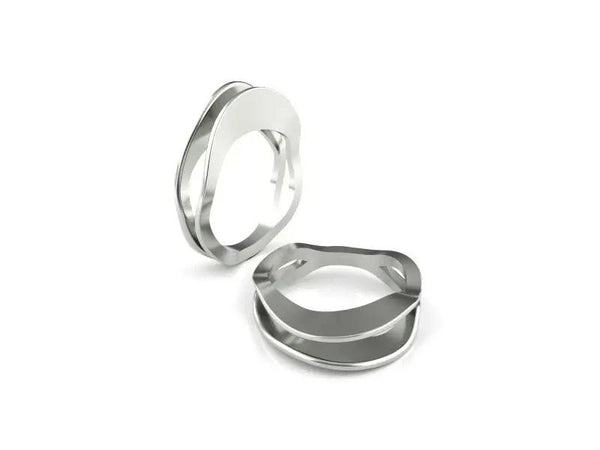 Vibra, anello in argento 925, su misura, 100% Made in Italy