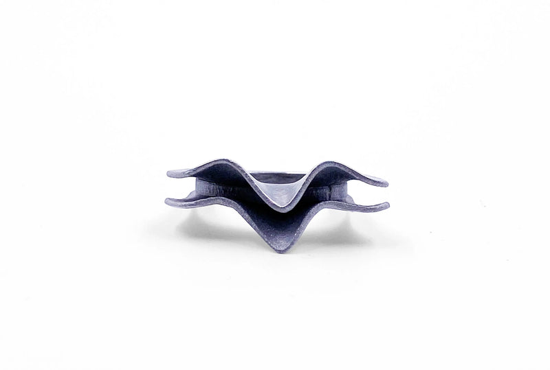 Volo, anello in acciaio inox 316L, stampato diretto 3D
