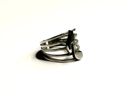 Notes - direct 3D printed stainless steel ring
