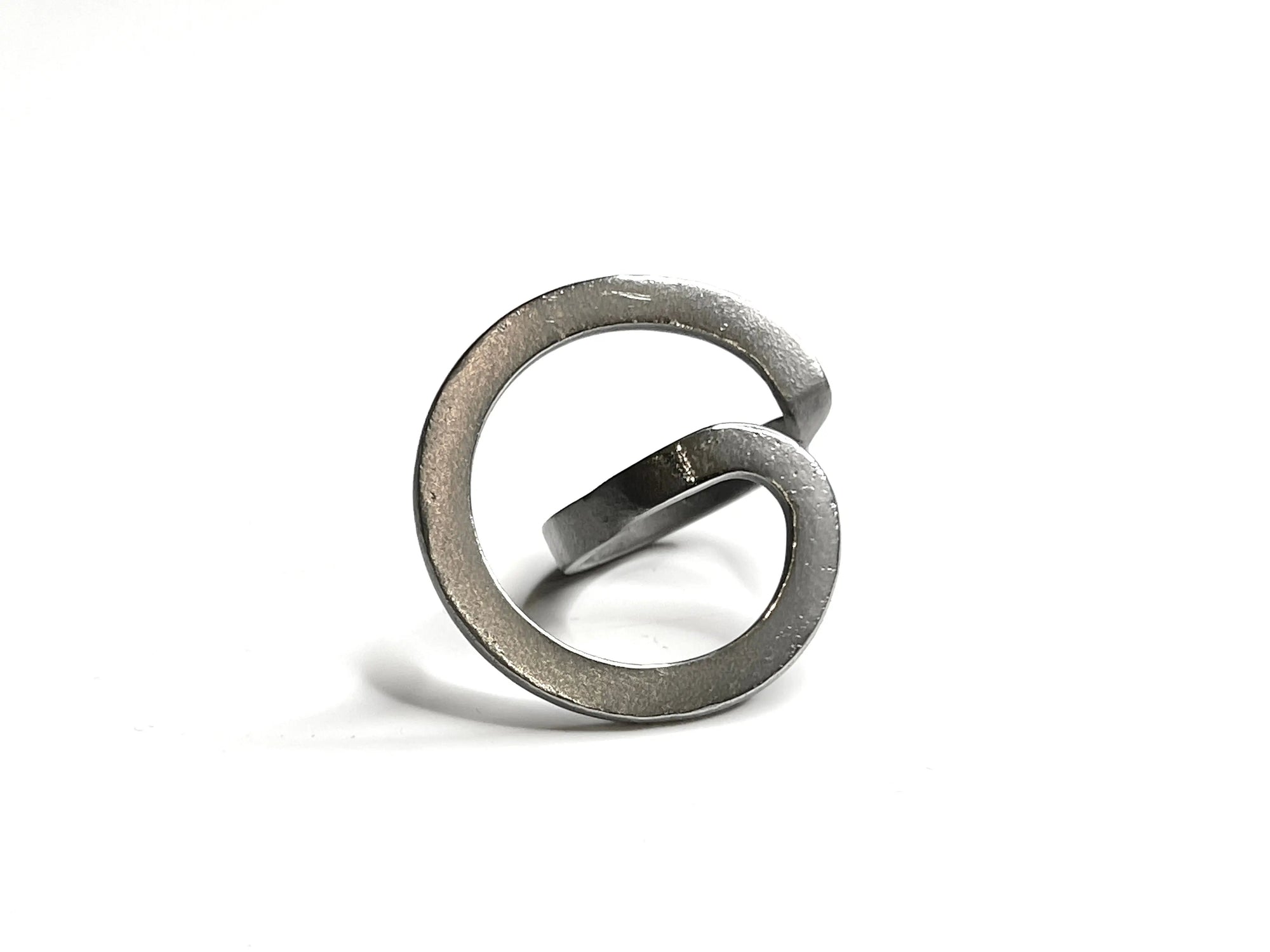 Spira - anello in acciaio inox stampa diretta 3D
